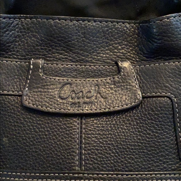 Coach leather satchel purse - Picture 2 of 7